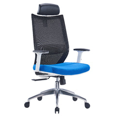 CIVIC White Frame Mesh Ergonomic Chair