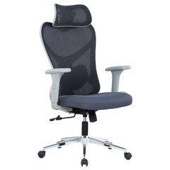 MONARCH Grey Frame Mesh Ergonomic Chair